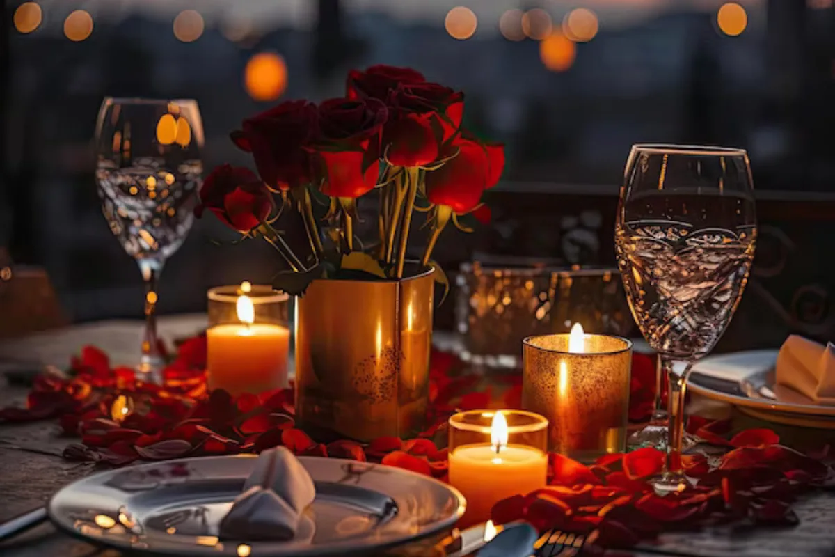 Create a Romantic Table Setting